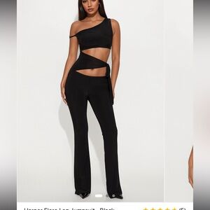 Harper Black Wrap Detail Jumpsuit